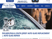 Tablet Screenshot of cvautoglass.com